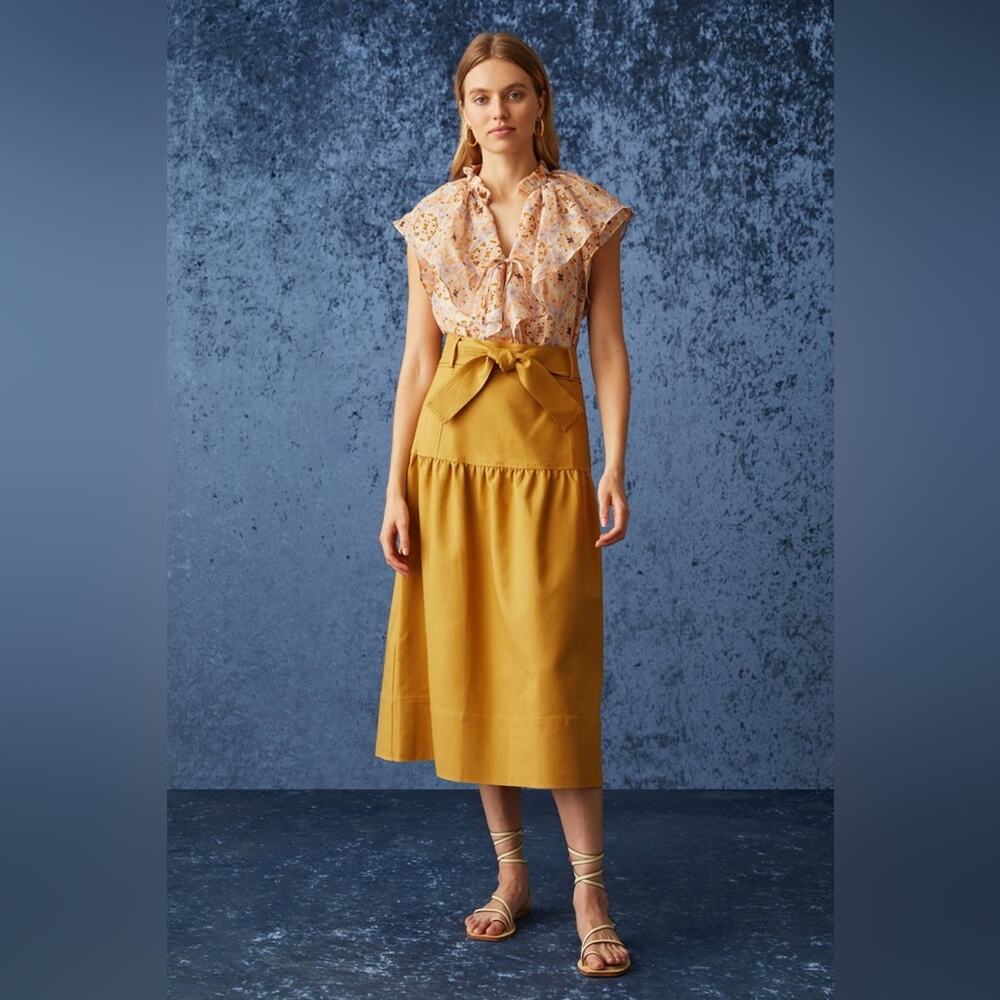 Marie Oliver Staten Skirt in Golden Tan - Size 6